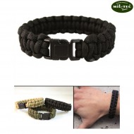 Bracciale Paracord Black Mil-tec (16370202) Bracciale Paracord Black Mil-tec (16370202)