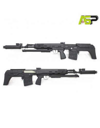 Electric Rifle Svu Airsoft Bullpup Sniper Rifle Black Asp (asp-ots03) -  Softair Games - ASG Softair San Marino