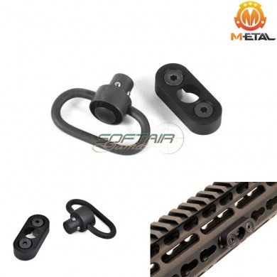 Attacco Cinghia Per Keymod Rail System Black Metal® (me04033-bk)
