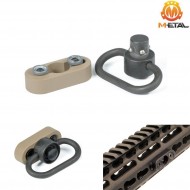 Attacco Cinghia Per Keymod Rail System Dark Earth Metal® (me04033-de) Attacco Cinghia Per Keymod Rail System Dark Earth Metal® (me04033-de)