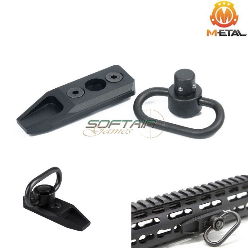 Attacco Cinghia Per Keymod Rail System Type B Black Metal® (me04034-bk)