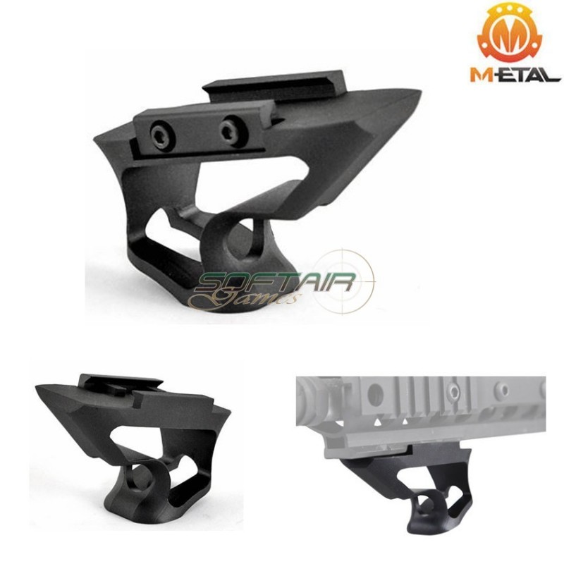 Grip Picatinny System Short Angled Black Metal® (me06006-bk)