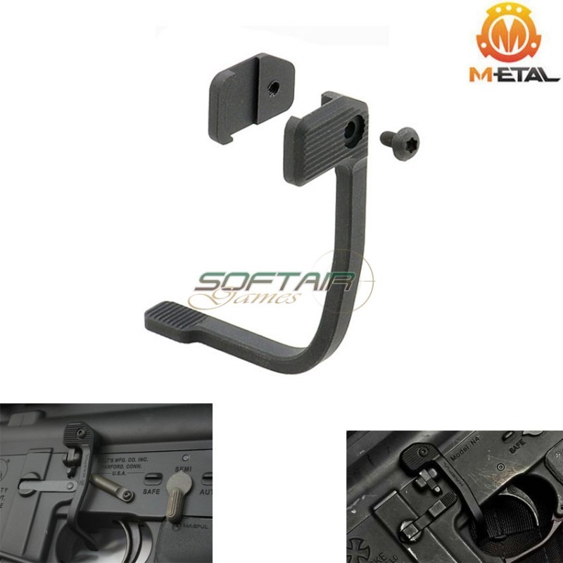 Bad Lever Style Ar15/m16 Bolt Catch Ambidestro Black Metal® (me08001-bk)