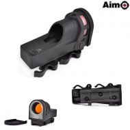 M21 Self Illuminated Reflex Black Aim-o (ao3045-bk)