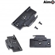 Qd Mount Per Srs 1x38 Red Dot Black Aim-o (ao1767-bk)