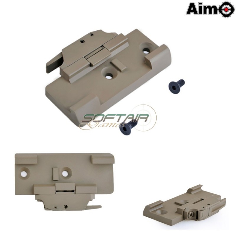 Qd Mount For Srs 1x38 Red Dot Dark Earth Aim-o (ao1767-de)