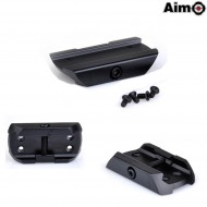 Low Mount Per T1/t2 Black Aim-o (ao1708-bk)