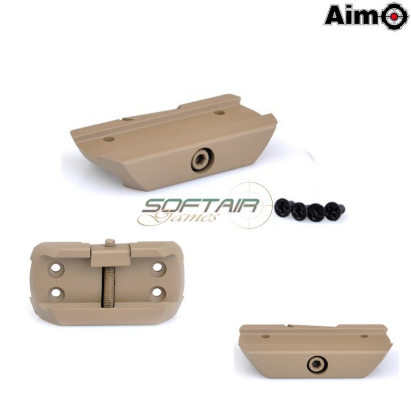 Low Mount For T1/t2 Dark Earth Aim-o (ao1708-de)