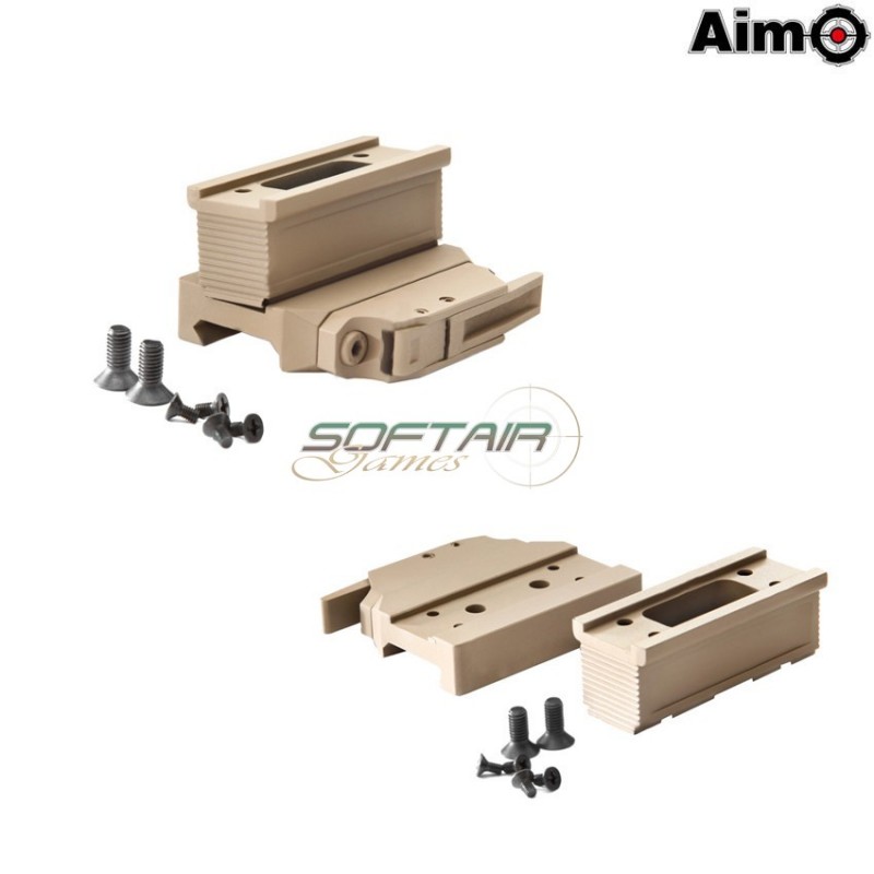 Bobro Style Qd Mount For T1/t2 Dark Earth Aim-o (ao1771-de)