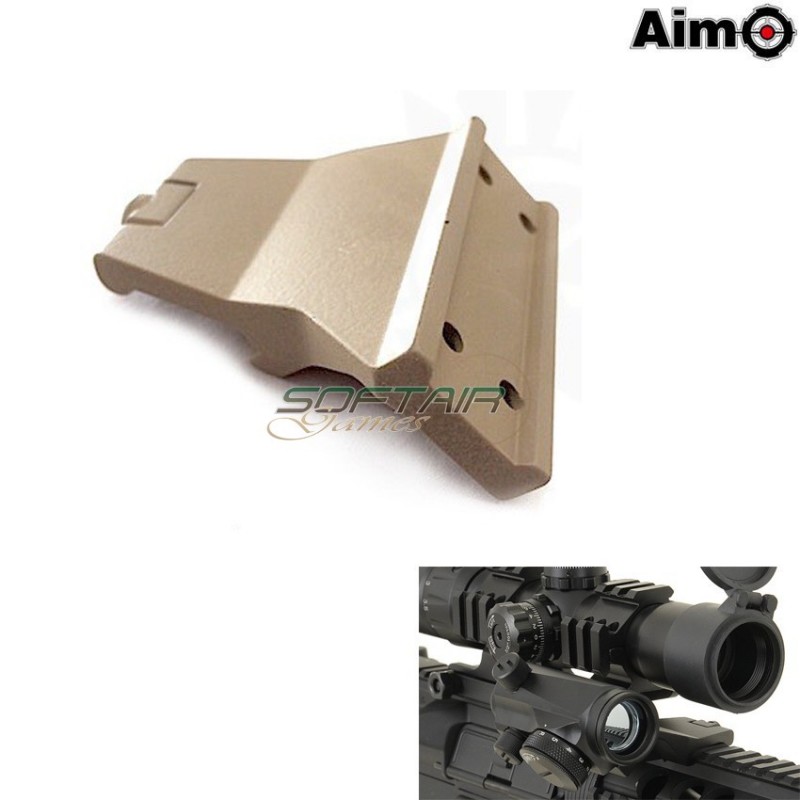 Kac Style 45° Offset Mount Per T1/t2 Dark Earth Aim-o (ao1766-de)