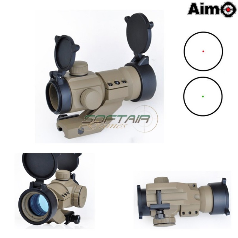 M3 Type Dot Cantilever Mount Dark Earth Aim-o (ao3011-de)