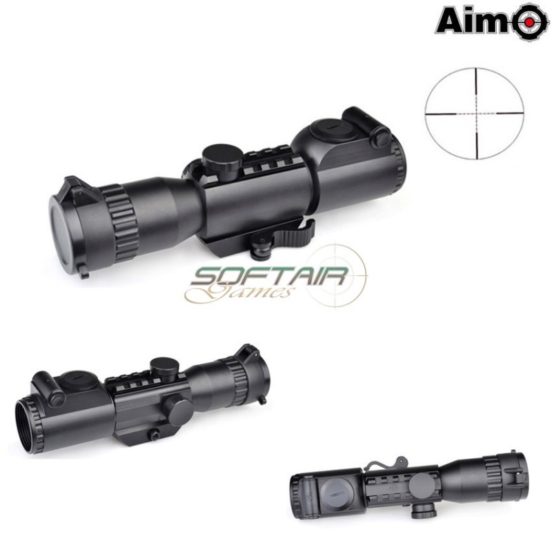 Ottica 4x32 Red/green Qd Mount Aim-o (ao5351-bk)