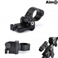 Flip To Side Qd Mount 30mm Black Aim-o (ao1716-bk)