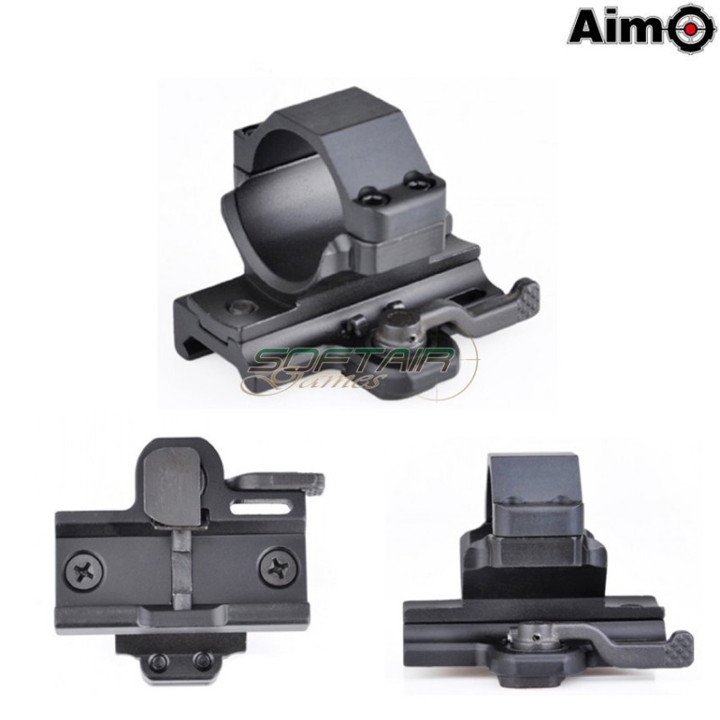 Qd Mount 30mm Dot Sight Black Aim-o (ao7002-bk) - Softair Games - ASG ...