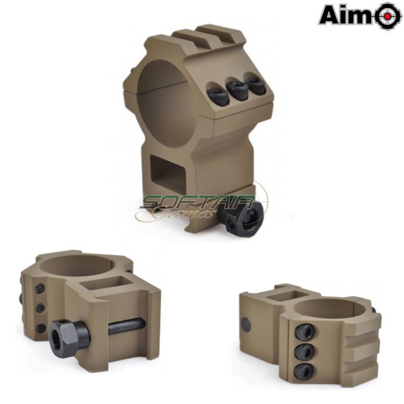 Top Rail Extend Mount 30mm Ring Dark Earth Aim-o (ao9007-de)