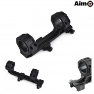 Ge Short Version Scope Ring Mount Black Aim-o (ao9010-bk)
