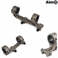 Ge Short Version Scope Ring Mount Dark Earth Aim-o (ao9010-de)