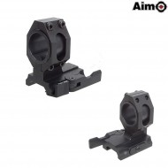 Tactical 25mm/30mm Qd Mount Black Aim-o (ao9019-bk) Tactical 25mm/30mm Qd Mount Black Aim-o (ao9019-bk)