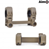 Mount M10 Qd-l Per Ottica 25/30mm Dark Earth Aim-o (ao9021-de)
