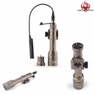 Flashlight M600u Scout Light Led Full Version Dark Earth Night Evolution (ne04025-de)