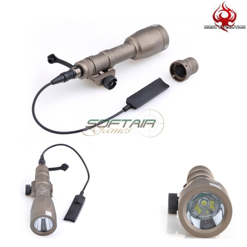 Flashlight M600p Scout Light Led Full Version Dark Earth Night Evolution (ne04027-de)