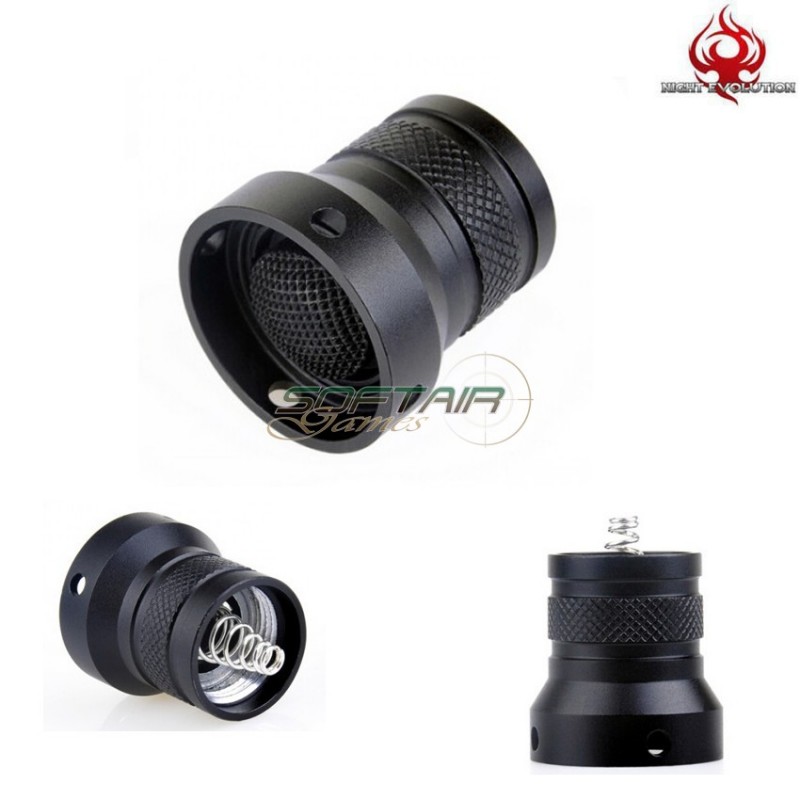 Tailcap Switch For Scout Lights Black Night Evolution (ne04041-bk)