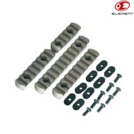 Handguard Set 4 Slitte Foliage Green Pts Moe Element (ex-254-fg)