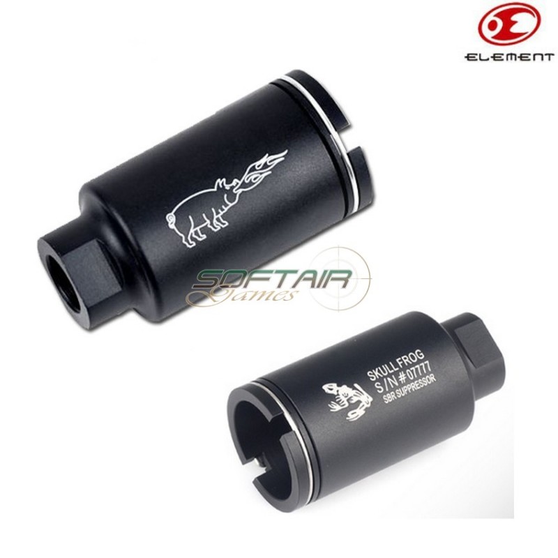 Noveske Mini Version Skull Frog Black Element (ex156-bk-sku) Noveske Mini Version Skull Frog Black Element (ex156-bk-sku)