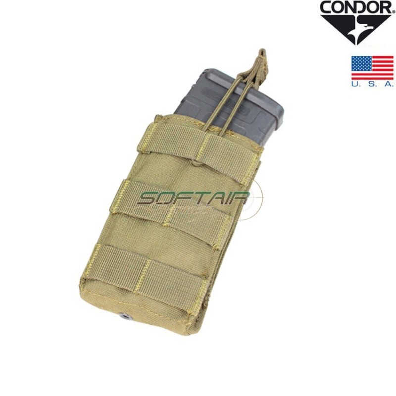 Tasca Singola Caricatori M4 Open Top Coyote Tan Condor® (ma18-kh)