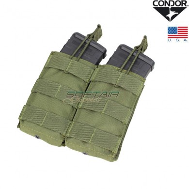 Double Magazines Pouch M4 Open Top Olive Drab Condor® (ma19-od)