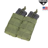Double Magazines Pouch M4 Open Top Olive Drab Condor® (ma19-od)