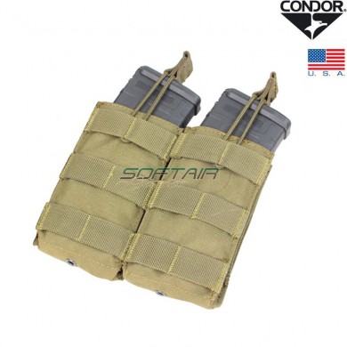 Double Magazines Pouch M4 Open Top Coyote Tan Condor® (ma19-kh)