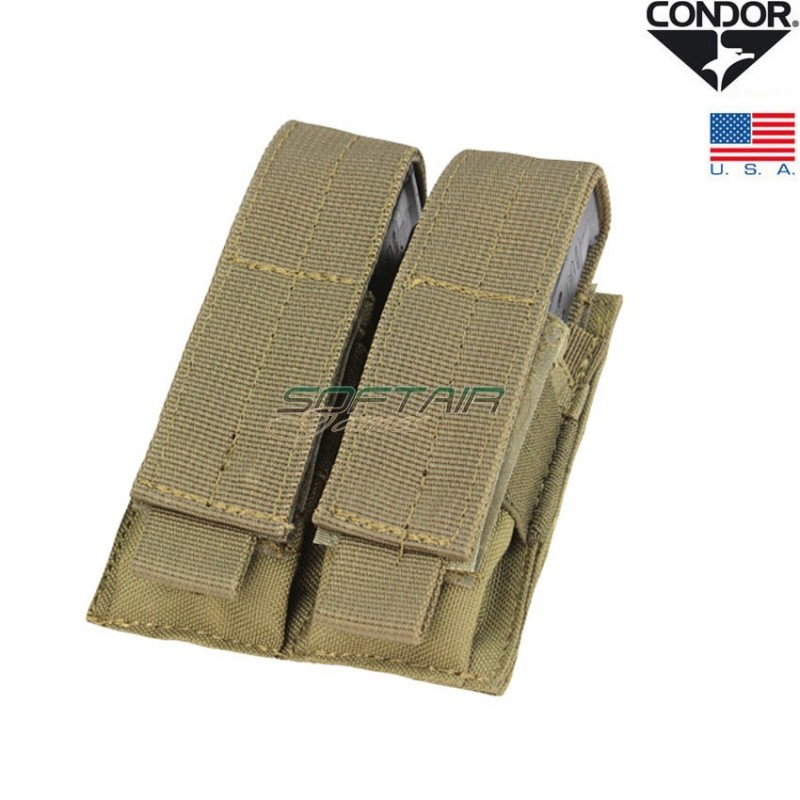 Double Pistol Mag Pouch Coyote Tan Condor® (ma23-kh)