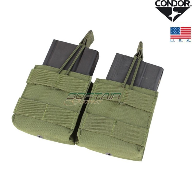 Tasca Porta Caricatori Basso 7.62 Doppio Olive Drab Condor® (ma24-od)