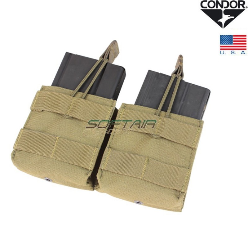 Tasca Porta Caricatori Basso 7.62 Doppio Coyote Tan Condor® (ma24-kh)