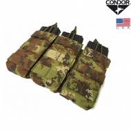 Tasca Tripla Caricatori M4 Open Top Vegetato Condor® (ma27-ve)