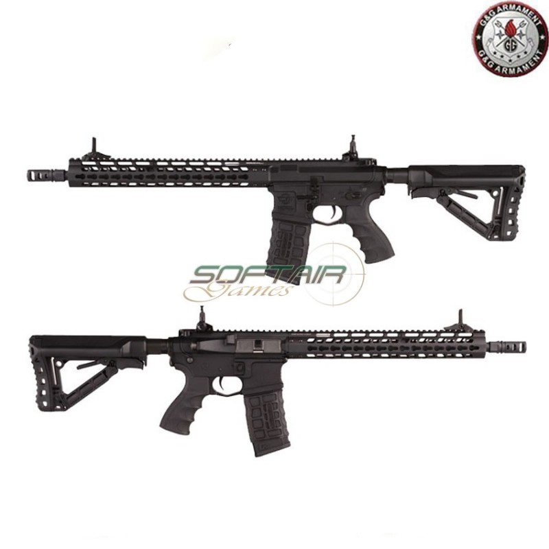 Electric Rifle Wild Hog 13.5" Cm16 Ecu Black G&g (gg-egc-wlp-135-bnb-ncm)