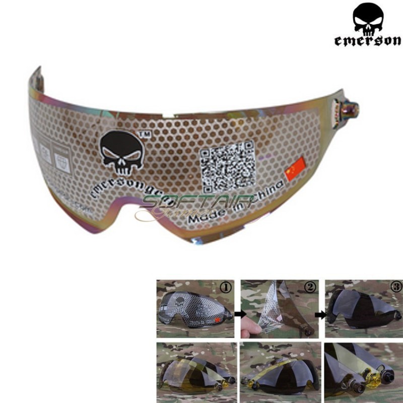 Spare Eyewear/lens Colorful Helmets Emerson (em-lentecr) Spare Eyewear/lens Colorful Helmets Emerson (em-lentecr)