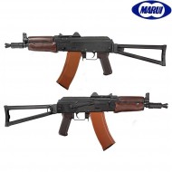 Electric Rifle Aks74u Black & Wood Recoil Shock Tokyo Marui (tm-176028)