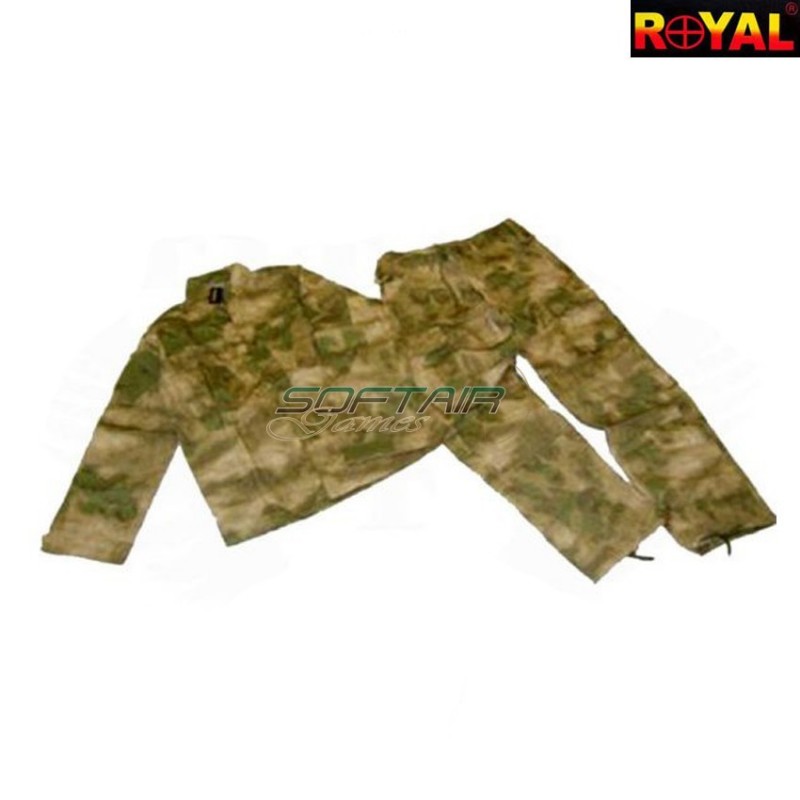 Atacs Foliage Green Zip Uniform Royal (uni-avl) Atacs Foliage Green Zip Uniform Royal (uni-avl)
