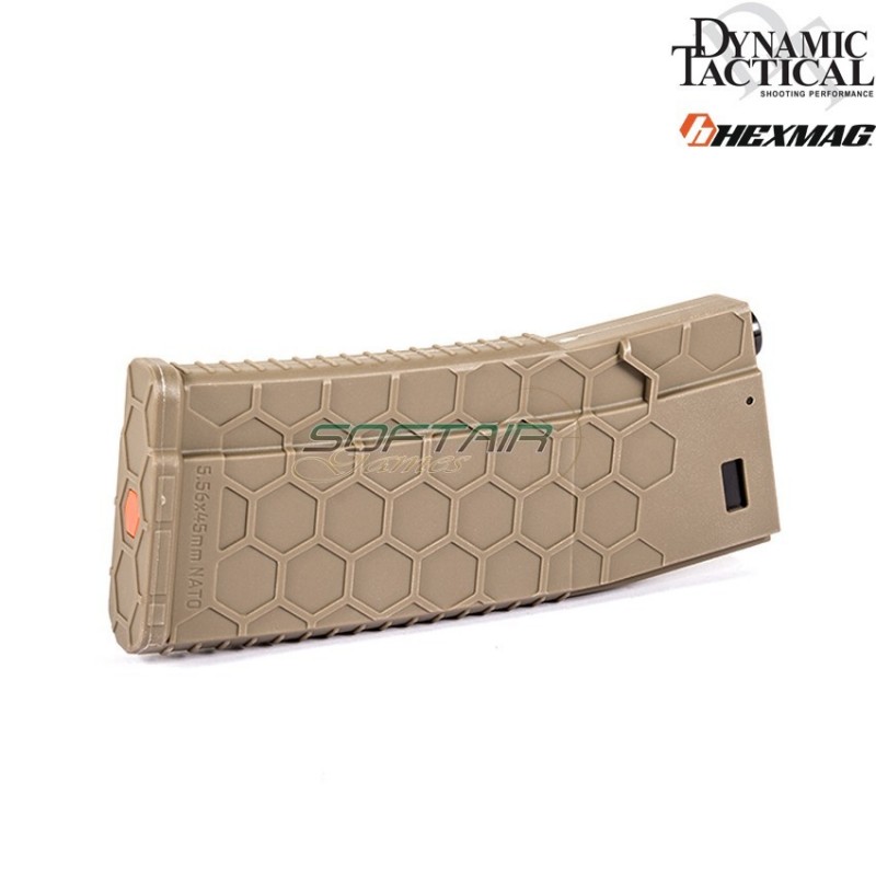 Mid-cap Magazine Hexmag 120bb M4 Aeg Flat Dark Earth Dynamic Tactical (hma-mag01-fde)