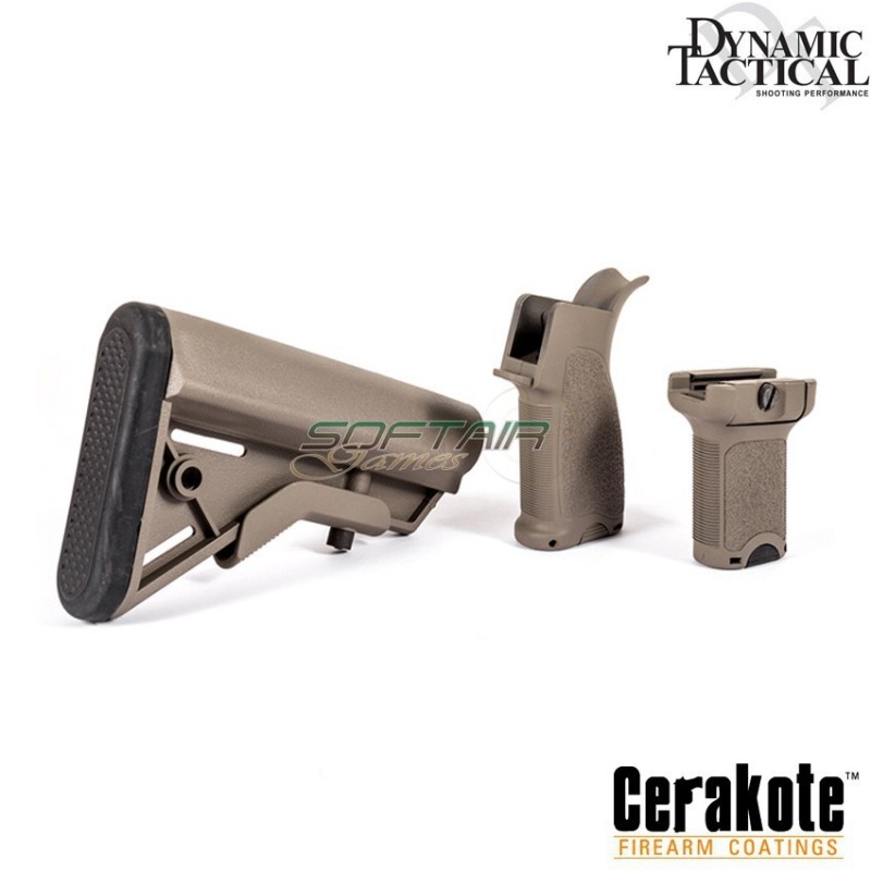 Kit Short For M4 Br Furniture Dark Earth Aeg Dynamic Tactical (dy-ck50s-c-kde)