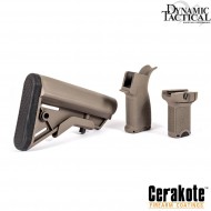 Kit Short Per M4 Br Furniture Dark Earth Aeg Dynamic Tactical (dy-ck50s-c-kde)