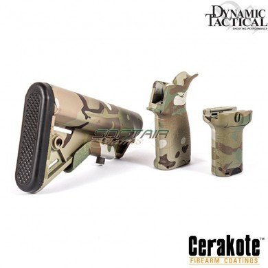 Kit Short For M4 Br Furniture Multicam Aeg Dynamic Tactical (dy-ck50s-mc)