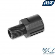 Adattatore Silenziatore Black Da 18mm A 14mm Per Scorpion Evo 3-a1 Asg (asg-17950)