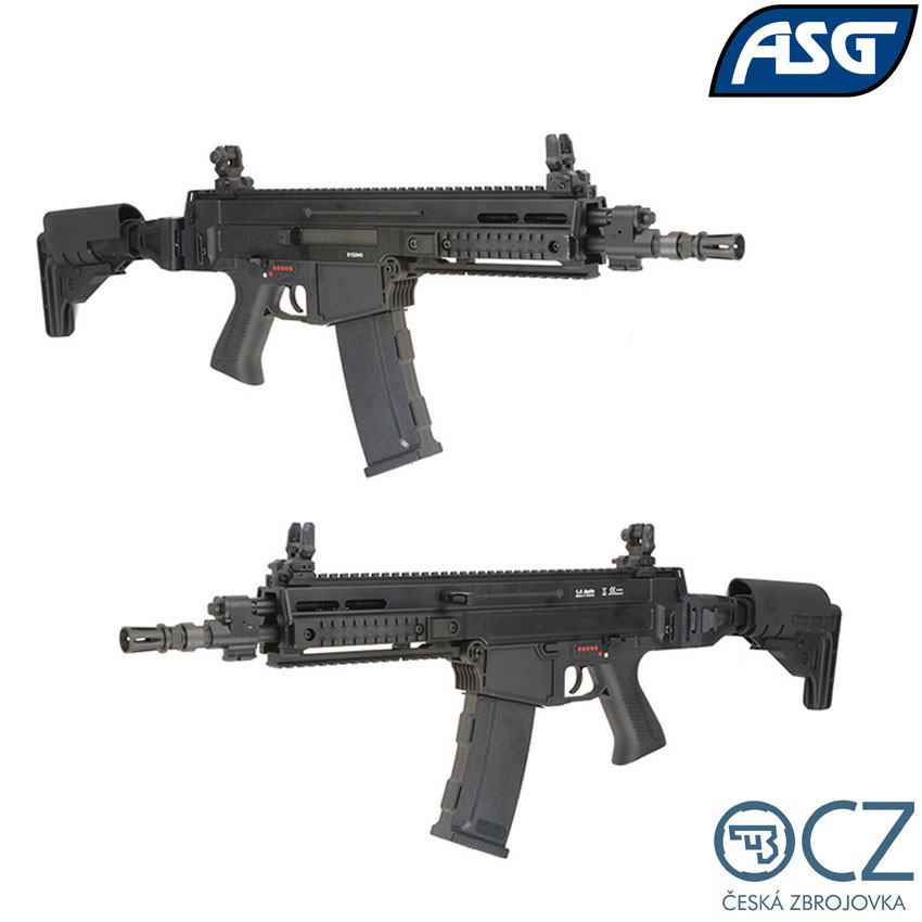 Electric Rifle Black Assault Rifle Cz 805 Bren A2 Asg (asg-18198