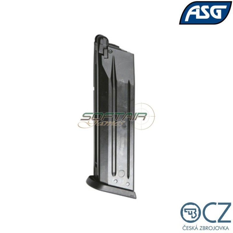 Gas Magazine Black 25bb For Cz P-09 Pistol Asg (asg-17658)