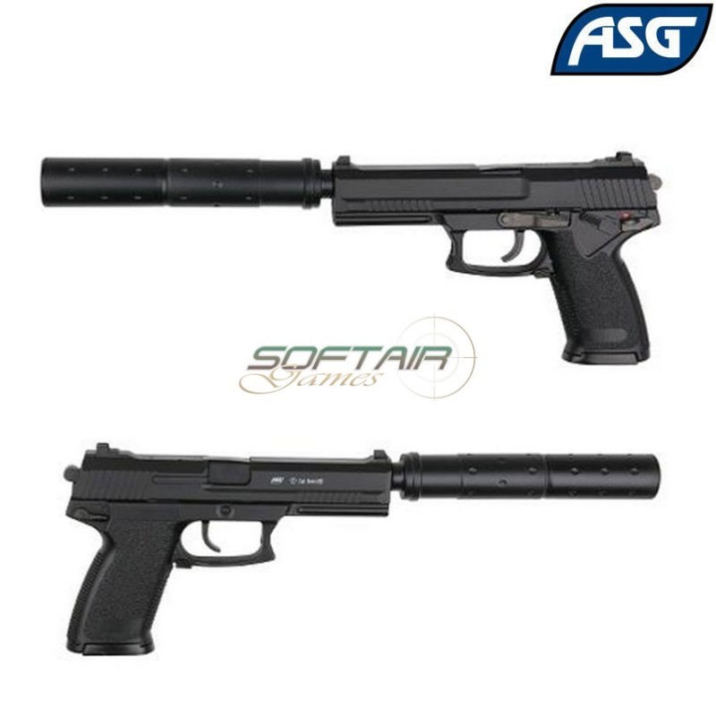 Pistola A Gas Mk23 Special Operation Black Asg (asg-14763)