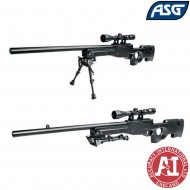 Fucile A Molla Full Set Arctic Warfare Sniper 308 Aws Black Asg (asg-15908-sb)