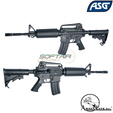 Electric Rifle Armalite M15a4 Carbine Black Value Pack Asg (asg-17356)